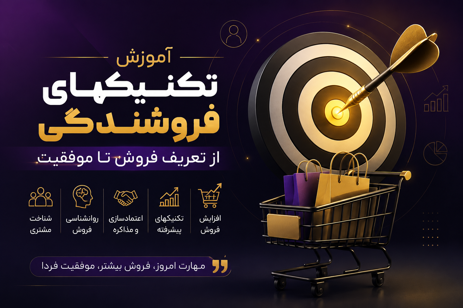 دوره آموزش تکنیک‌های فروشندگی؛ از تعریف فروش تا موفقیت