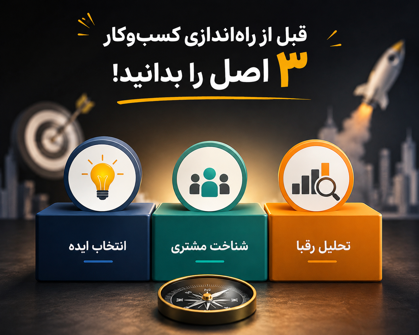 قبل از راه‌اندازی کسب‌وکار این ۳ اصل را بدانید